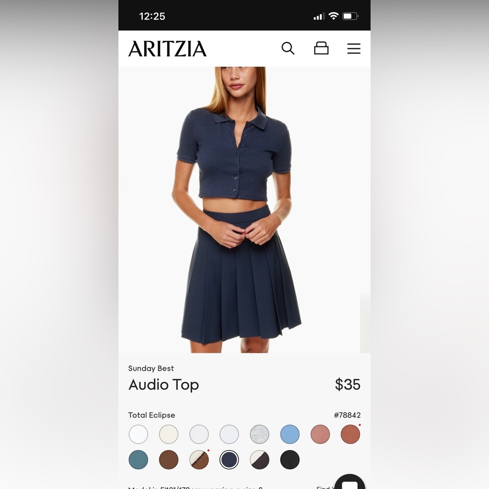 Sunday best aritzia top!